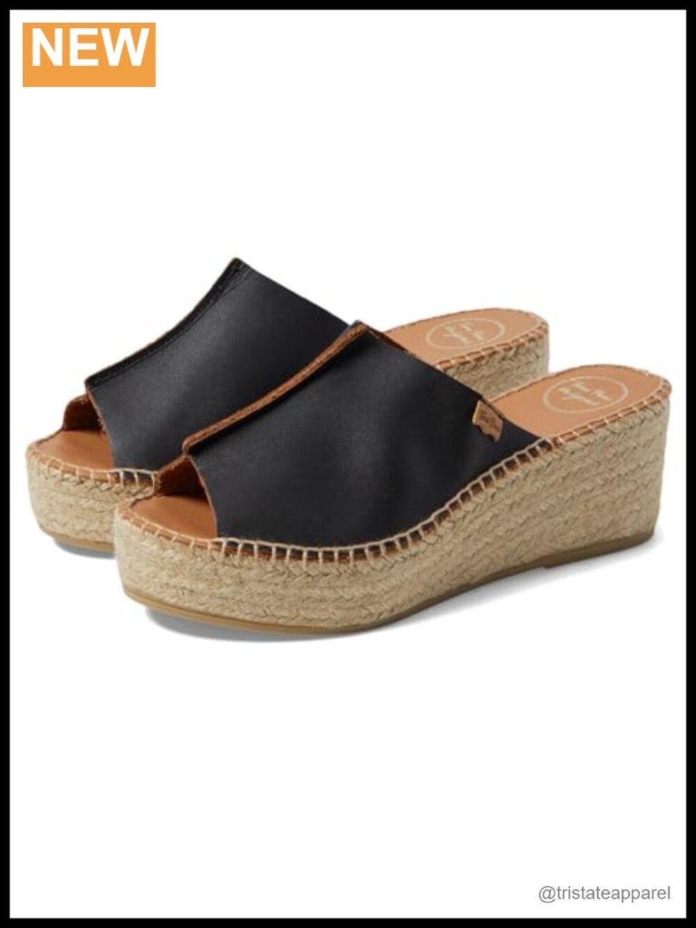 Handcrafted Leather Espadrille Wedge Sandals Slingback Pull-On Cushioned